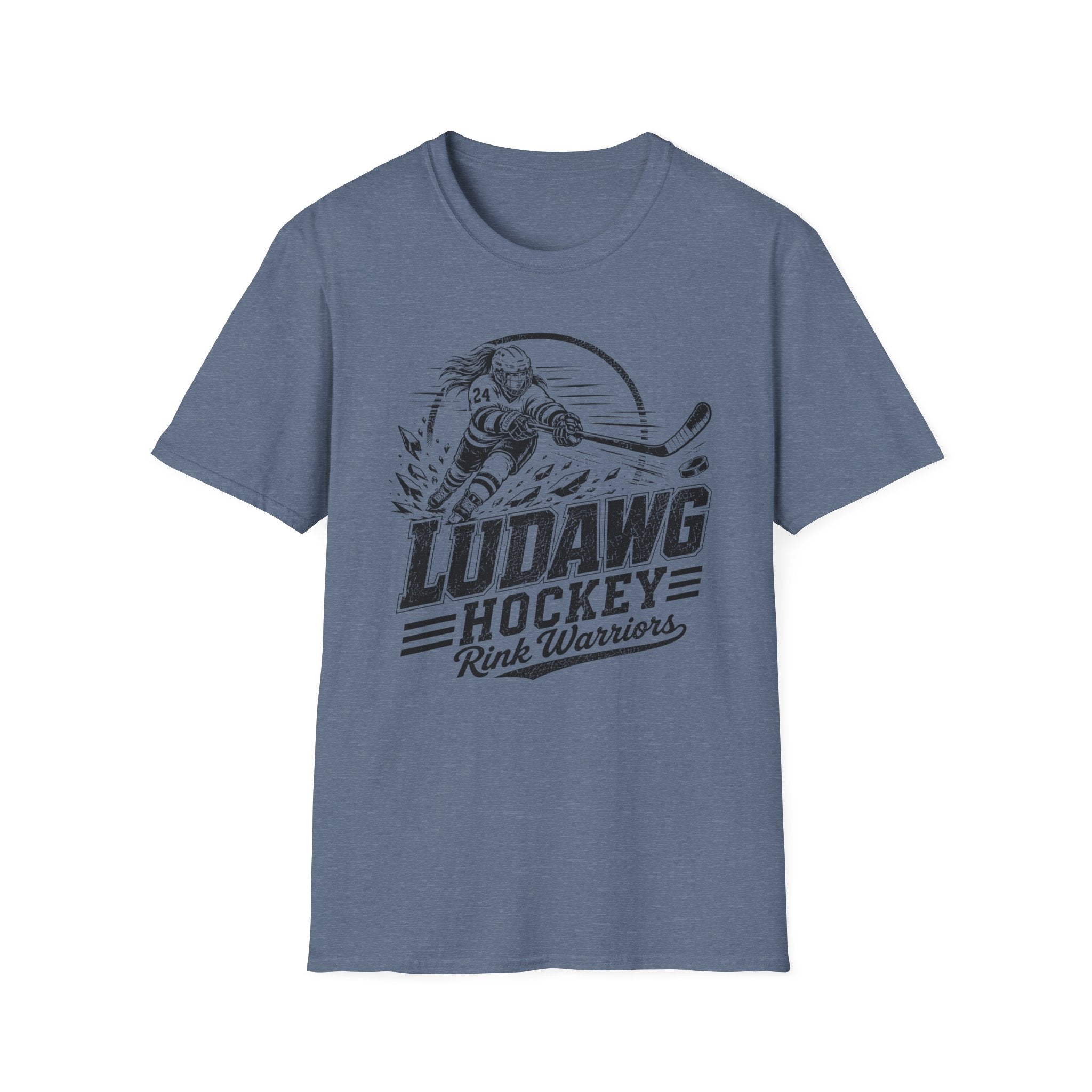 "LuDawg Hockey Rink Warriors" Female T-shirt
