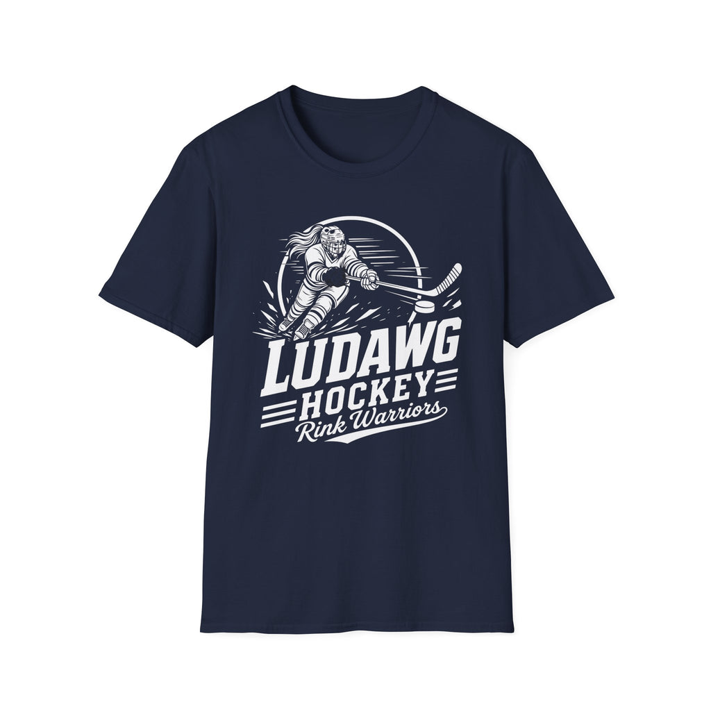 "LuDawg Hockey Rink Warriors" Female T-shirt