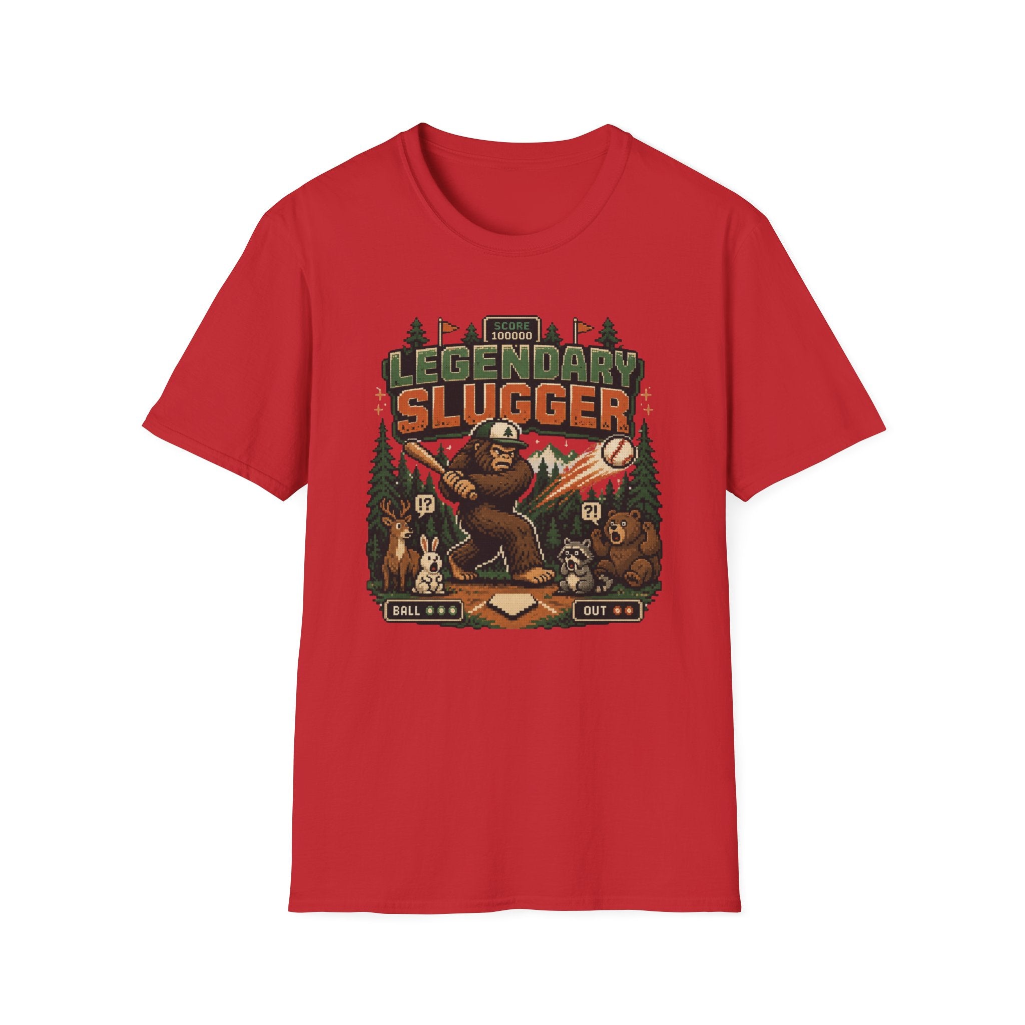8-bit Legendary Slugger Bigfoot T-shirt