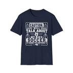 Caution I Will Talk About My Kid's Soccer Game To Anyone T-Shirt - Boy