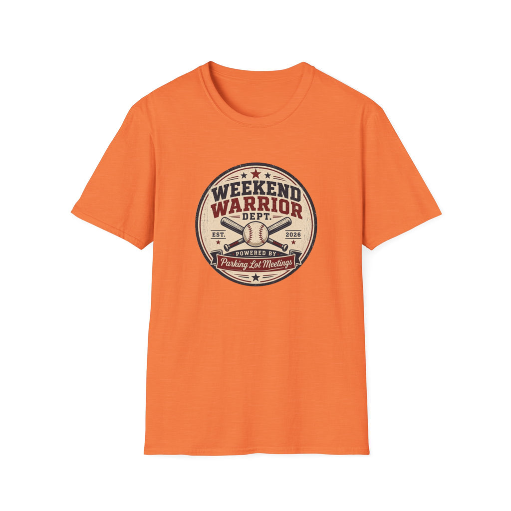 Baseball Weekend Warrior Parking Lot Meetings T-shirt