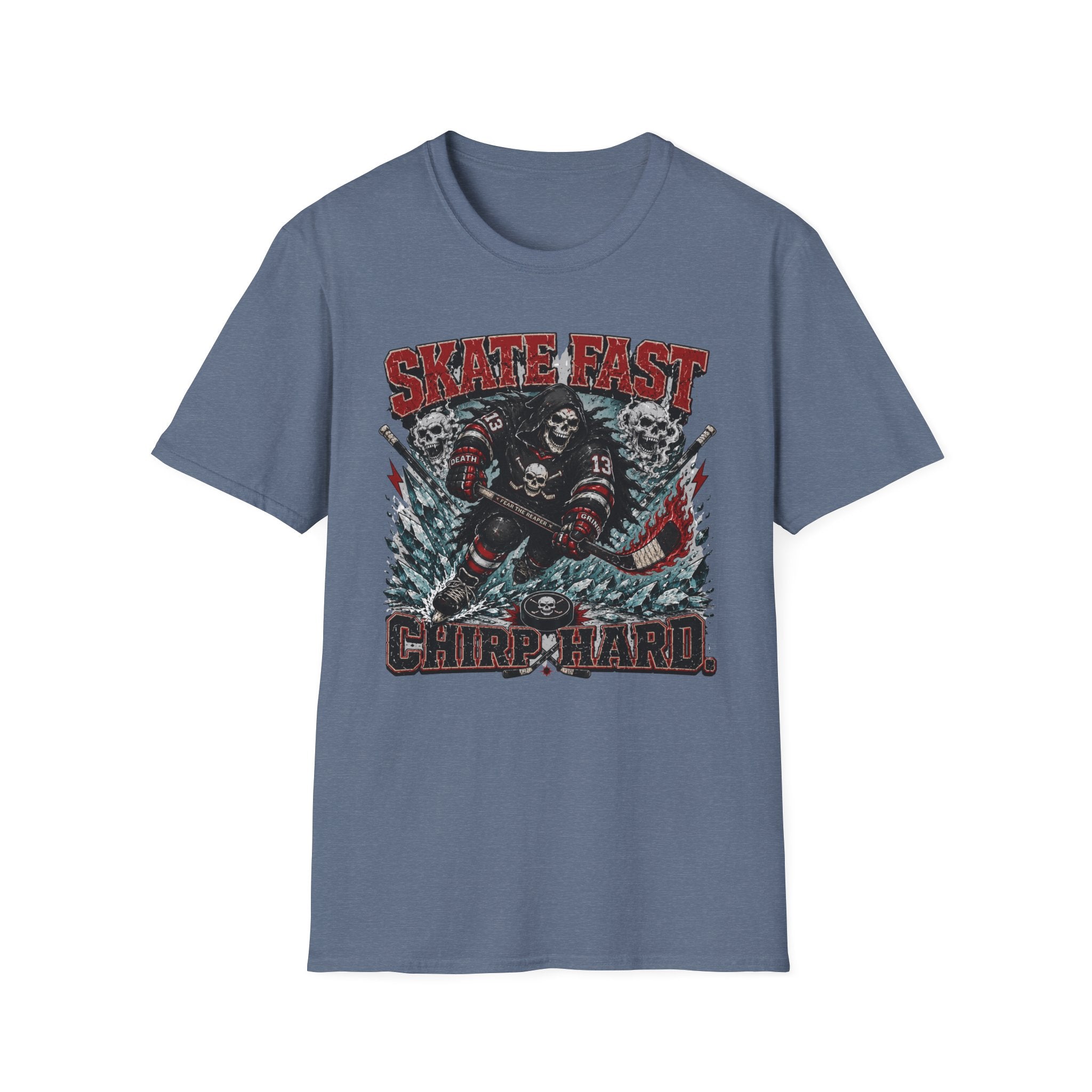 Skate Hard Chirp Hard Skelton T-Shirt