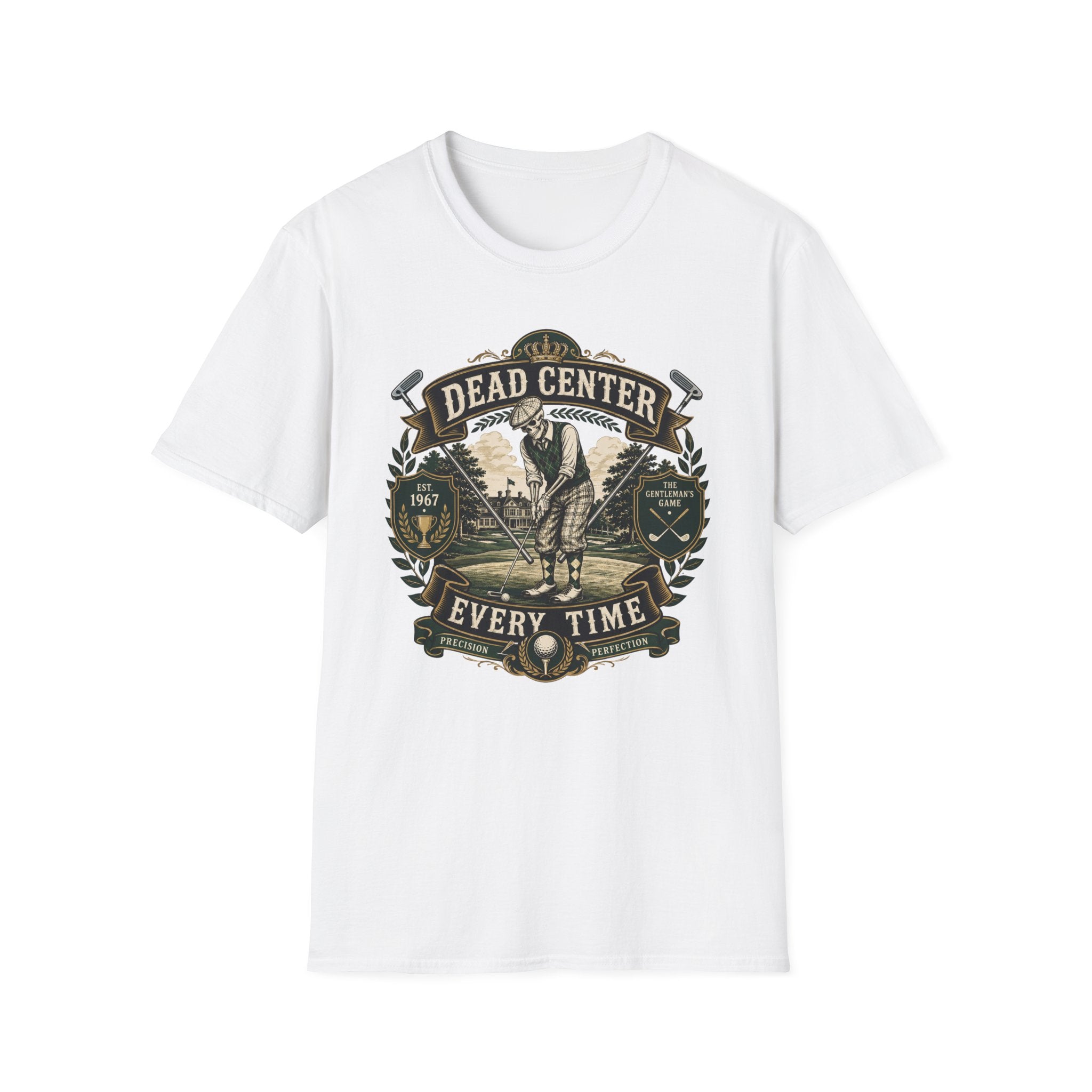 Dead Center Every Time - Golf T-Shirt