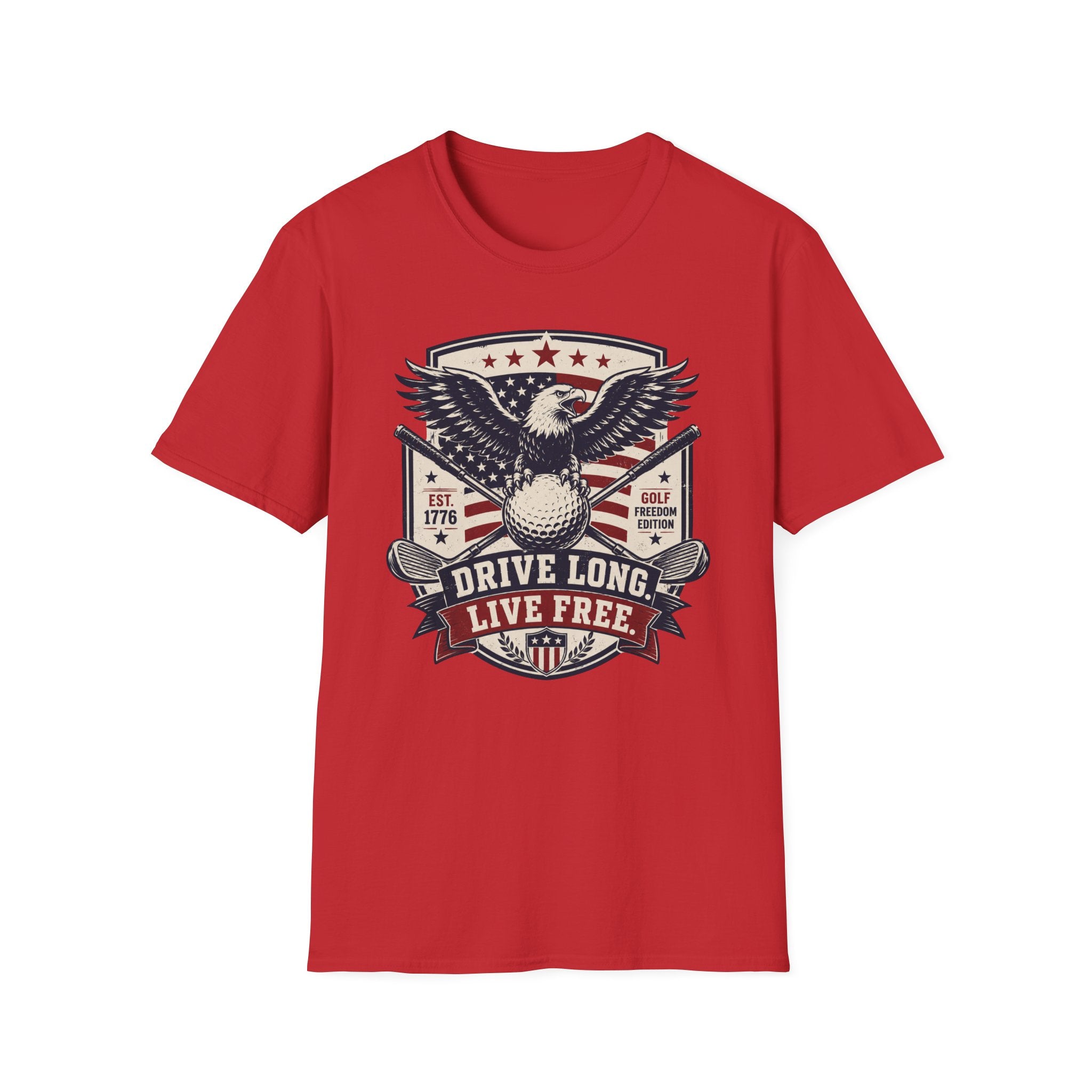 Drive Long Live Free Golf T-Shirt