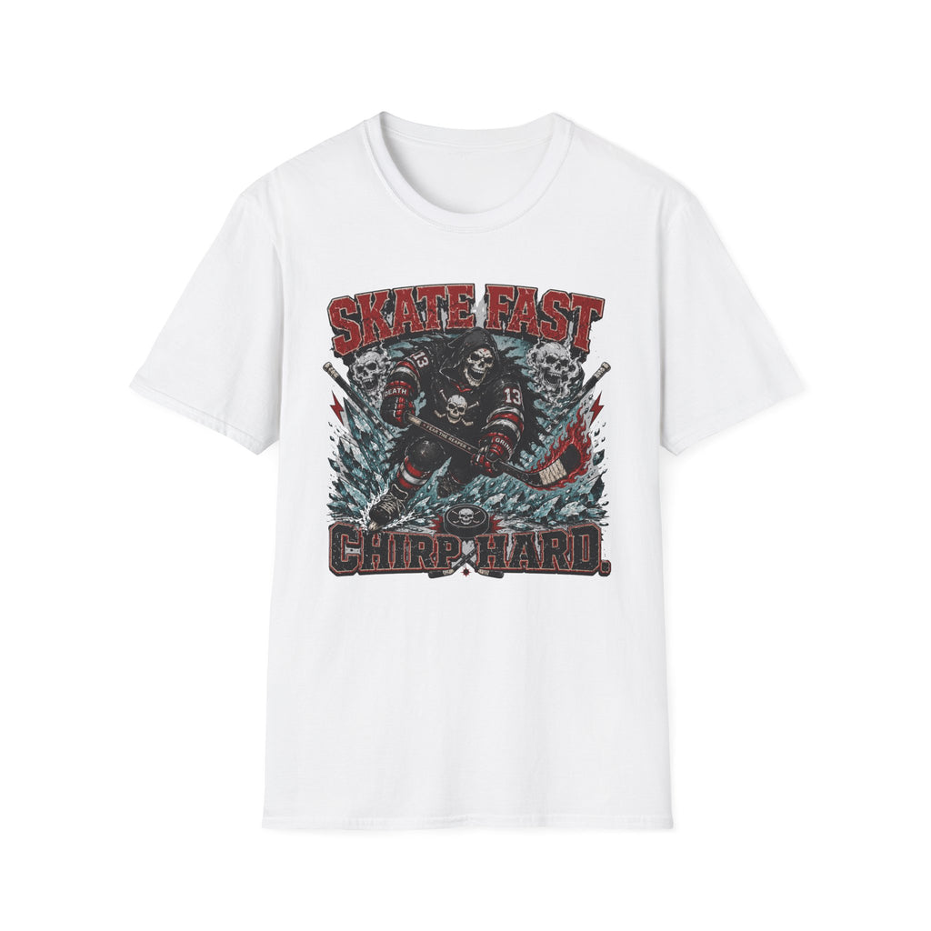 Skate Hard Chirp Hard Skelton T-Shirt