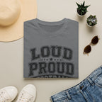 Load Proud Football Mom B&W T-shirt
