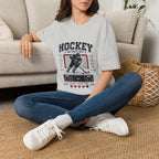 8-bit Boy Hockey Player T-Shirt