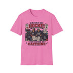 "Raised On Hockey Surviving On Coffee" T-shirt