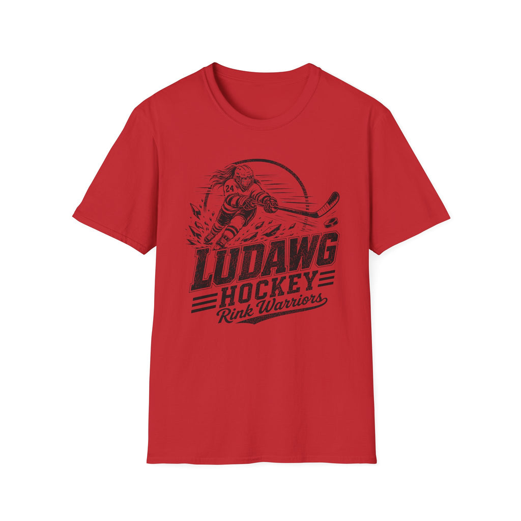 "LuDawg Hockey Rink Warriors" Female T-shirt