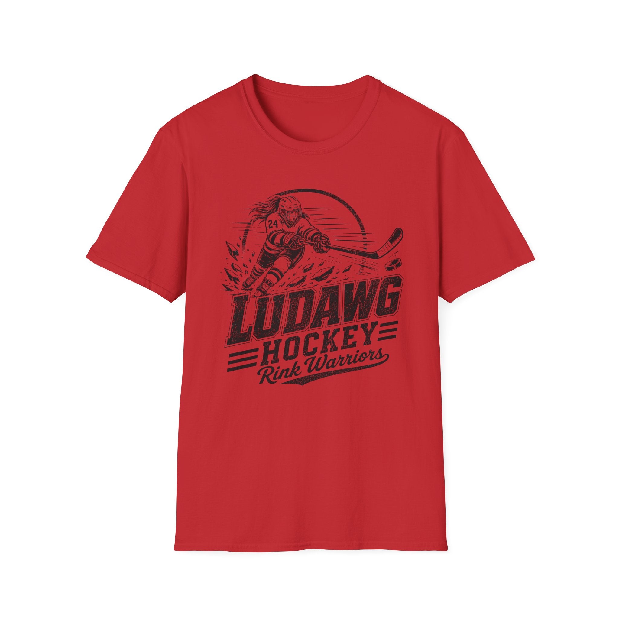 "LuDawg Hockey Rink Warriors" Female T-shirt