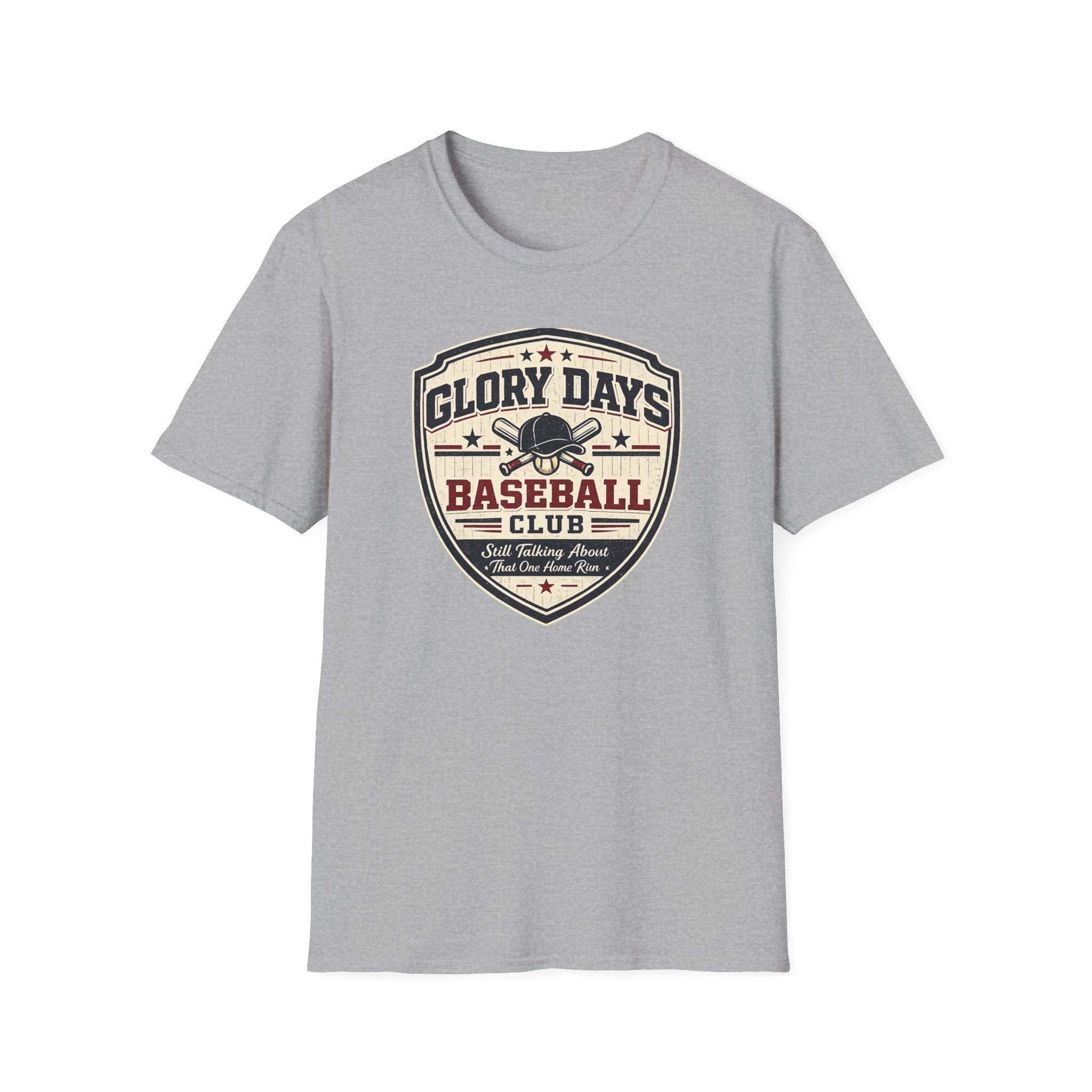 "Glory Days Baseball Club" T-shirt - Shield Design
