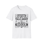 Caution I Will Talk About My Kid's Soccer Game To Anyone T-Shirt - Girl