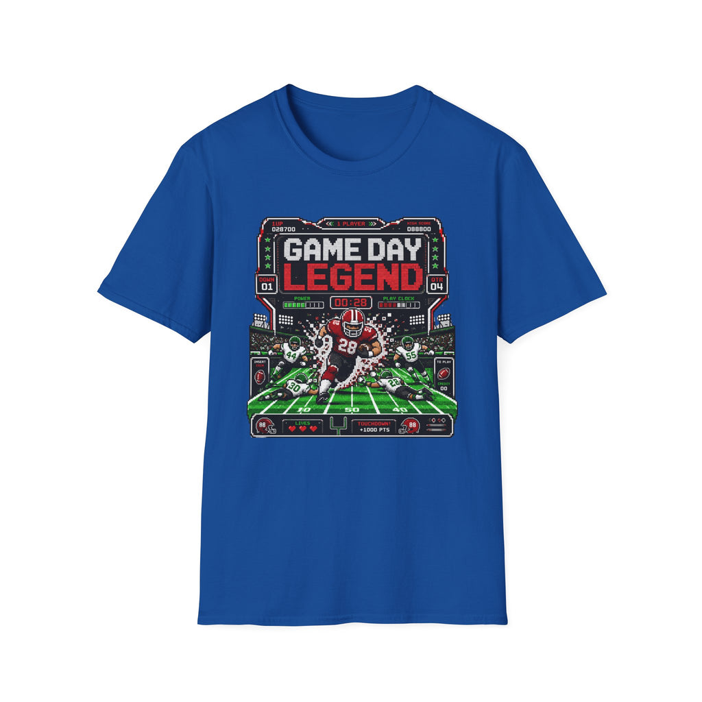 8-bit Football Game Day Legend T-Shirt