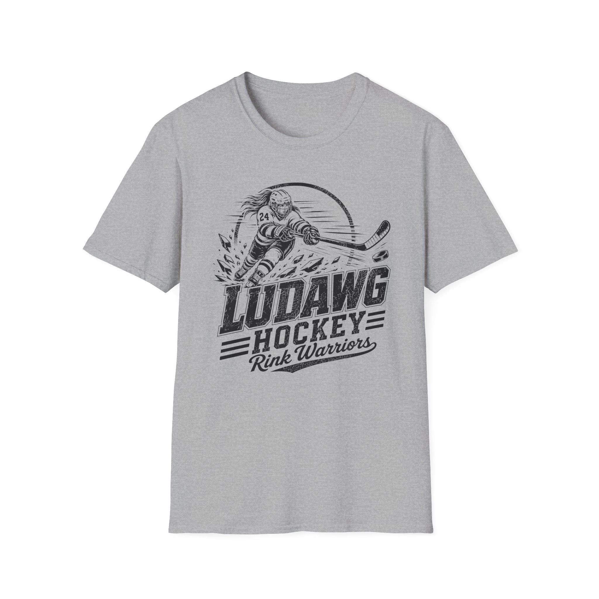 "LuDawg Hockey Rink Warriors" Female T-shirt