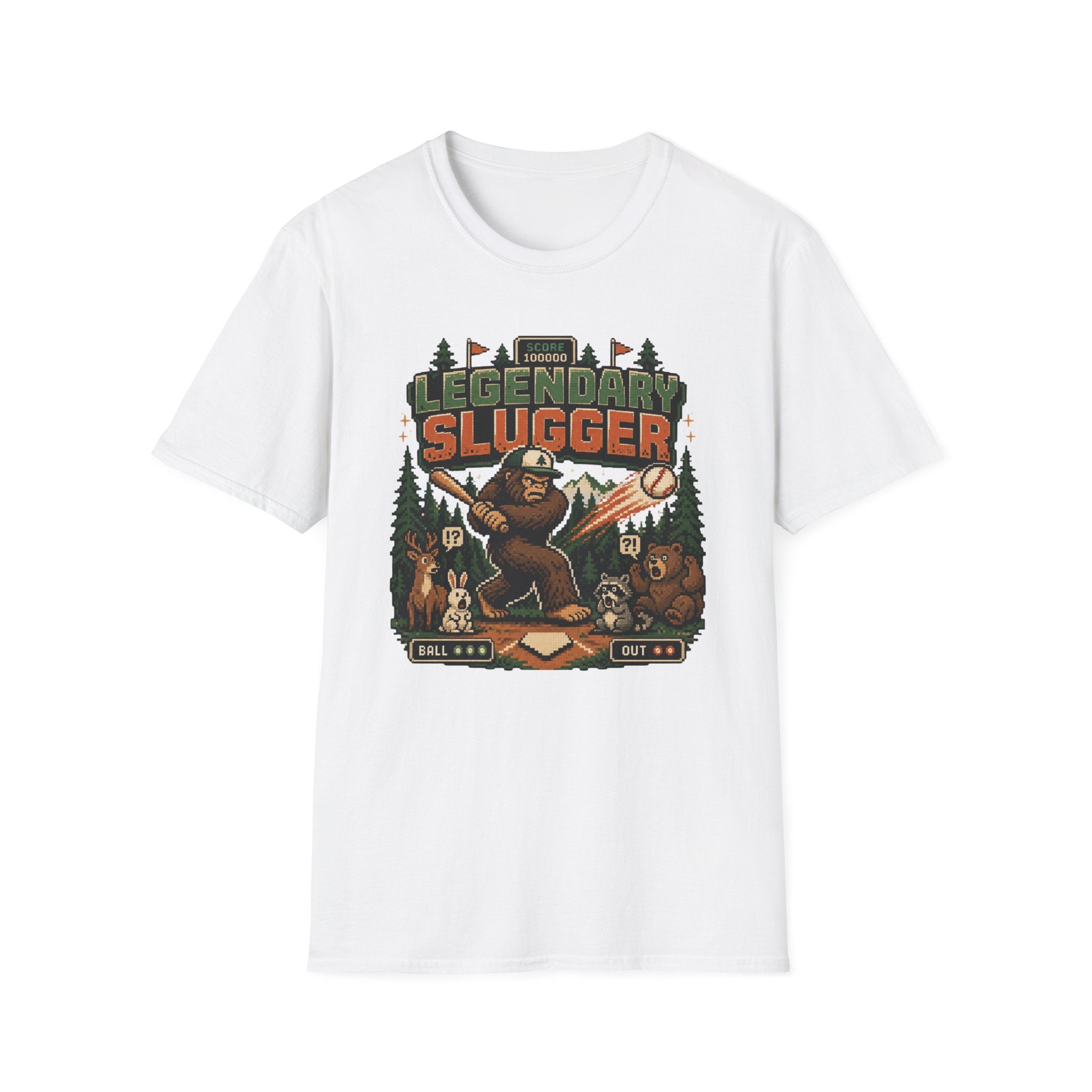 8-bit Legendary Slugger Bigfoot T-shirt