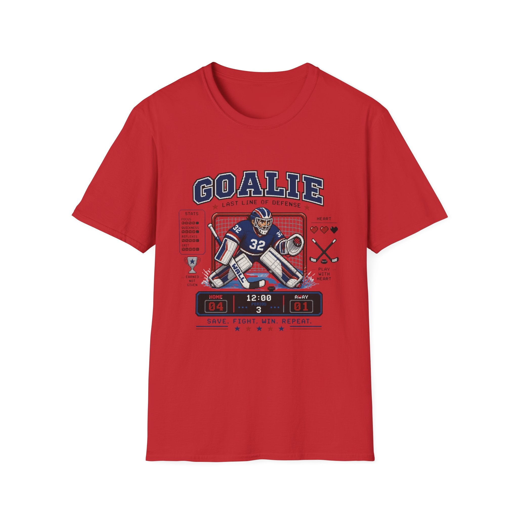 8-bit Boy Goalie T-shirt