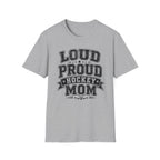 "Loud Proud Hockey Mom" T-shirt - Black & White