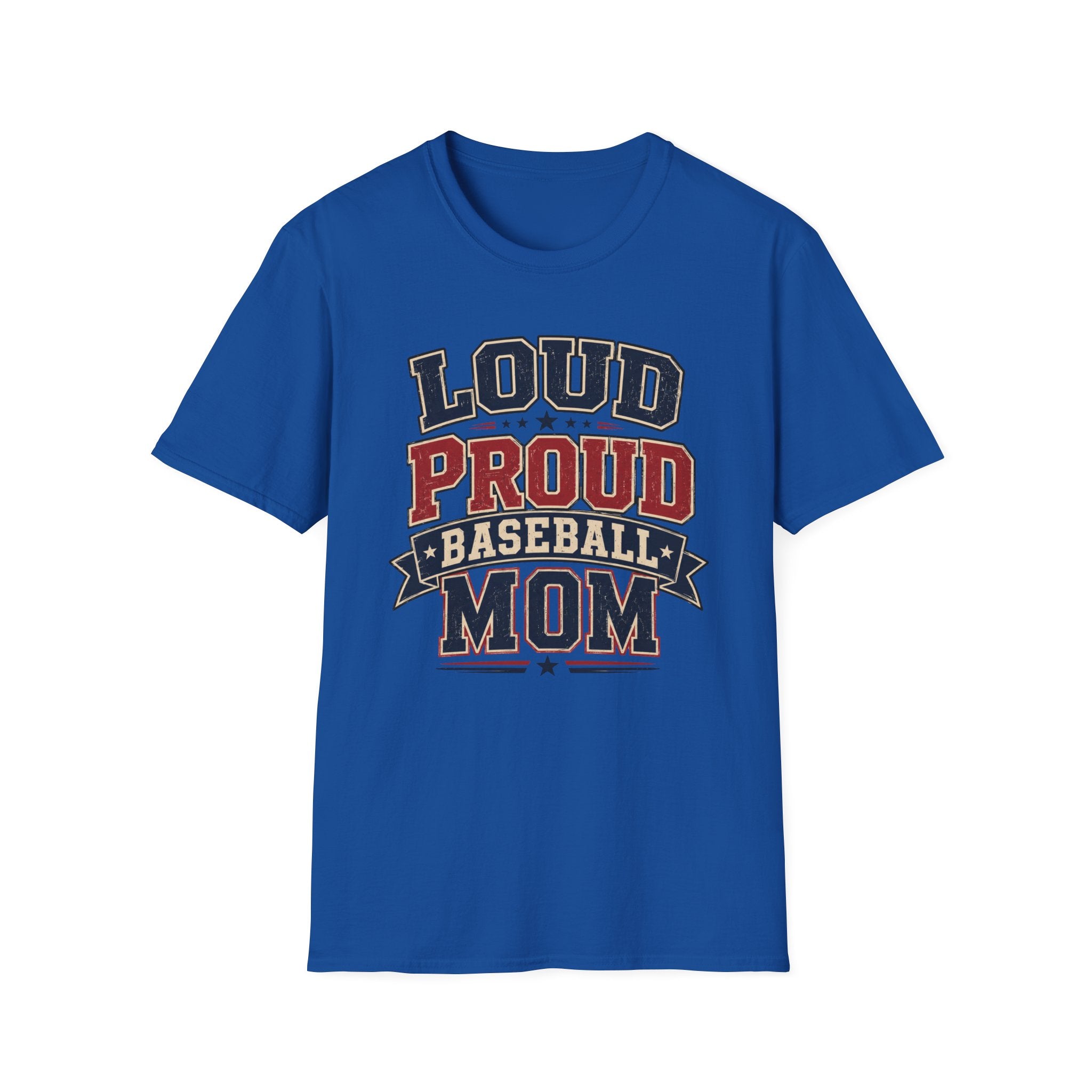 "Loud Proud Baseball Mom" T-shirt