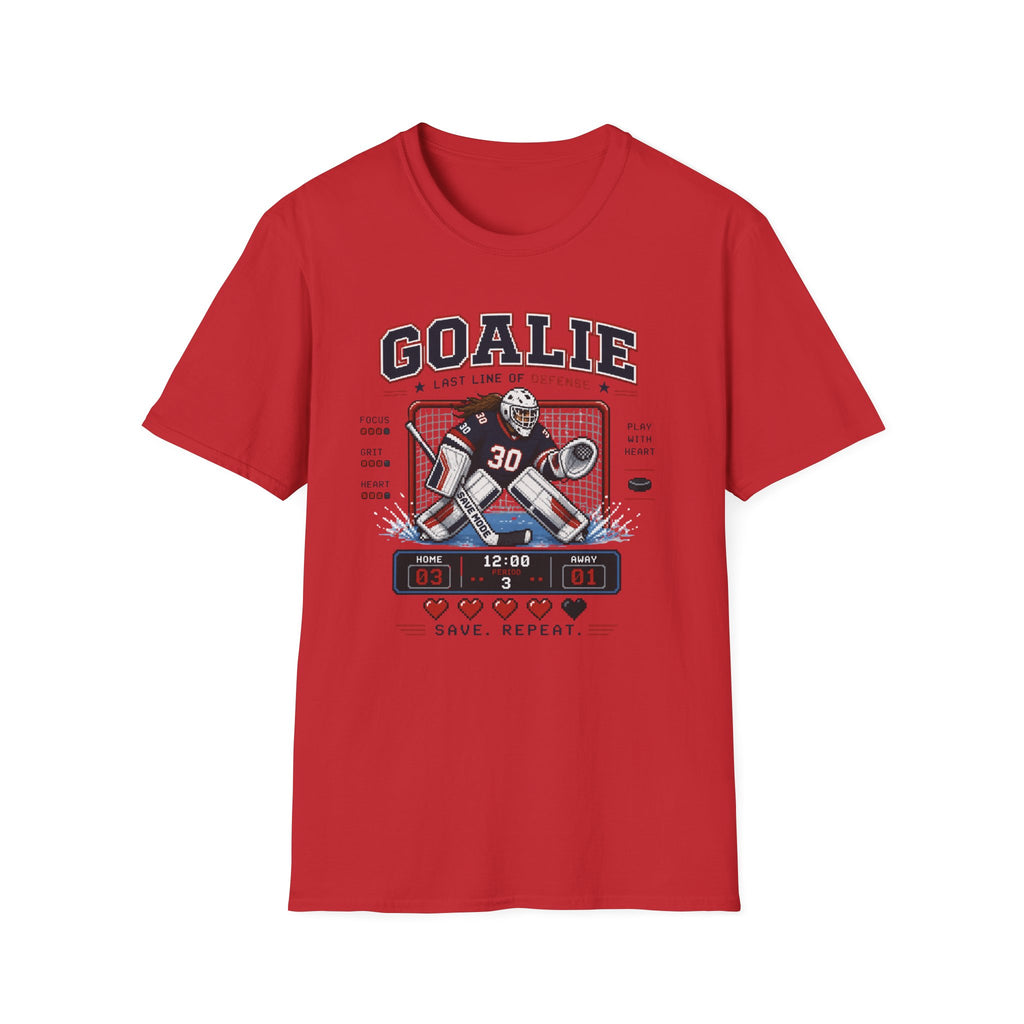 8-bit Girl Goalie T-shirt