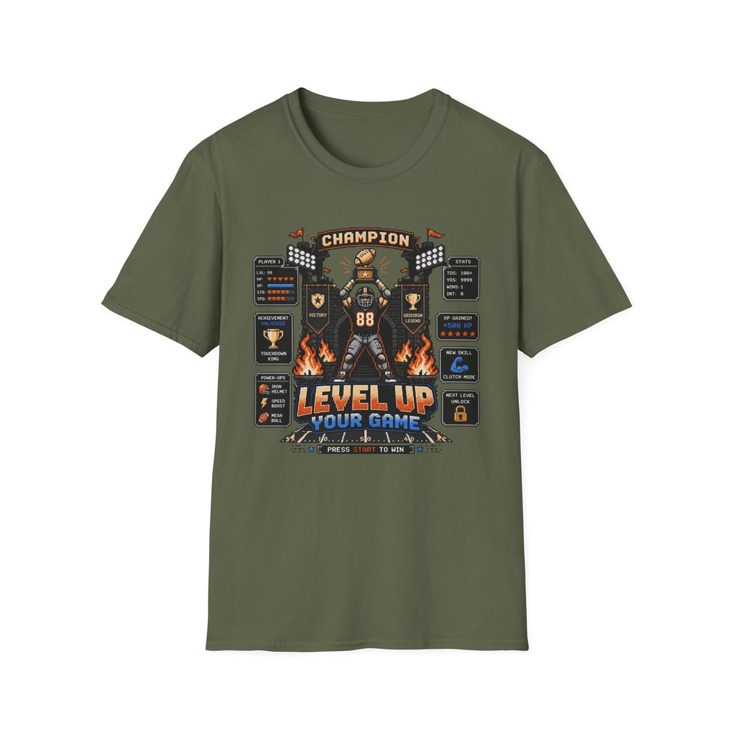 8-bit Level Up Your Game T-shirt