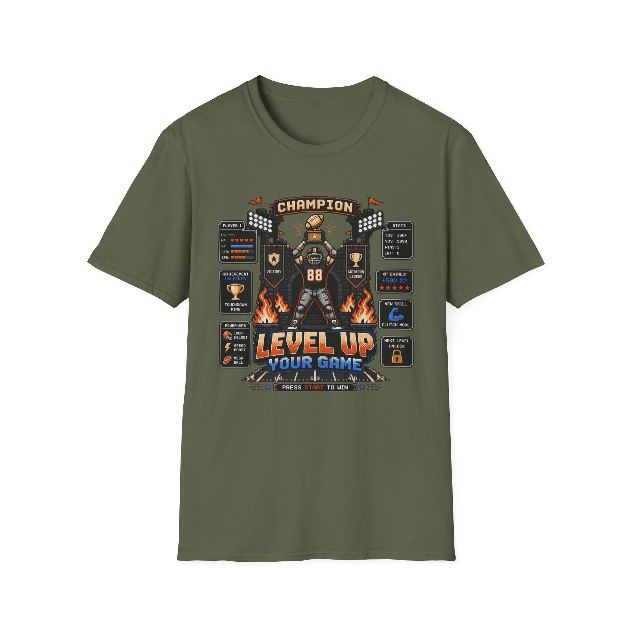 8-bit Level Up Your Game T-shirt