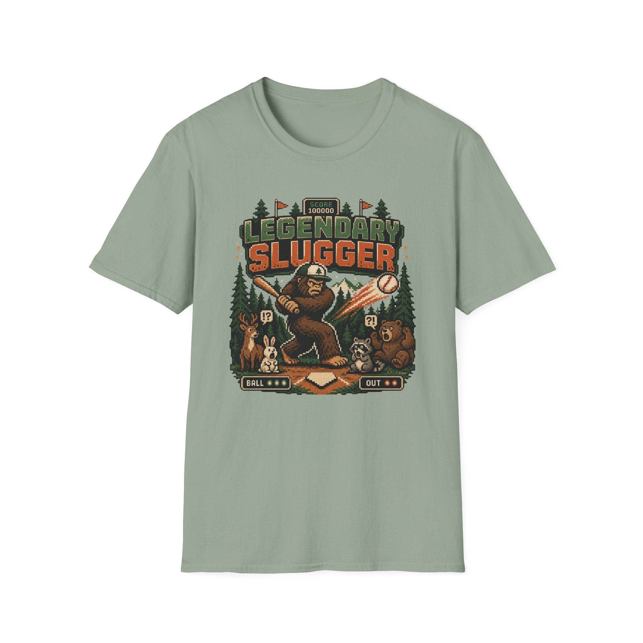 8-bit Legendary Slugger Bigfoot T-shirt