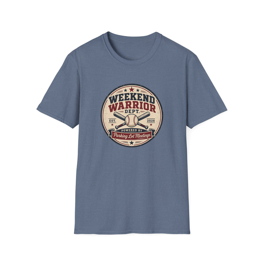 Baseball Weekend Warrior Parking Lot Meetings T-shirt