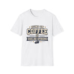 Runs On Coffee and Sideline Opinions T-shirt