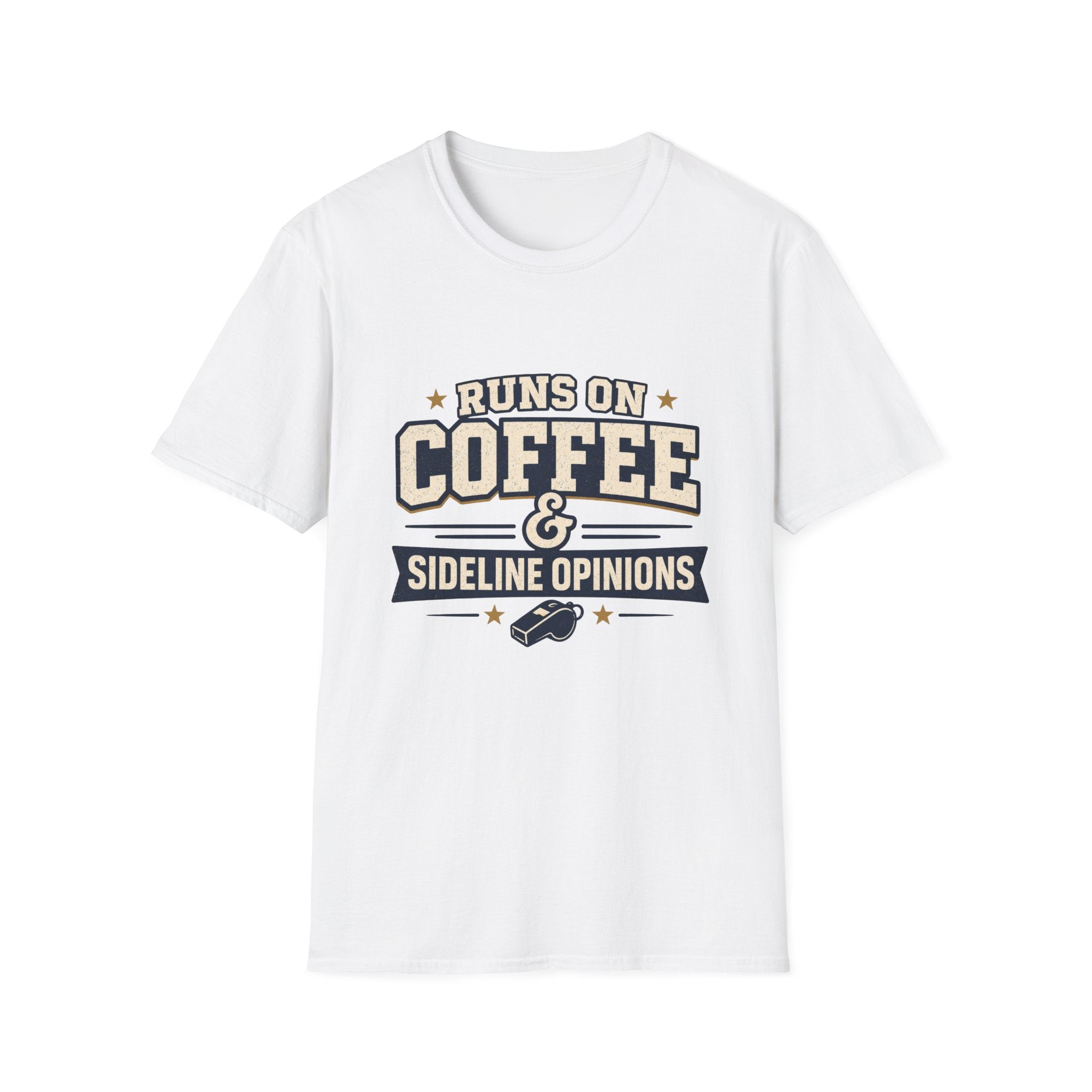 Runs On Coffee and Sideline Opinions T-shirt