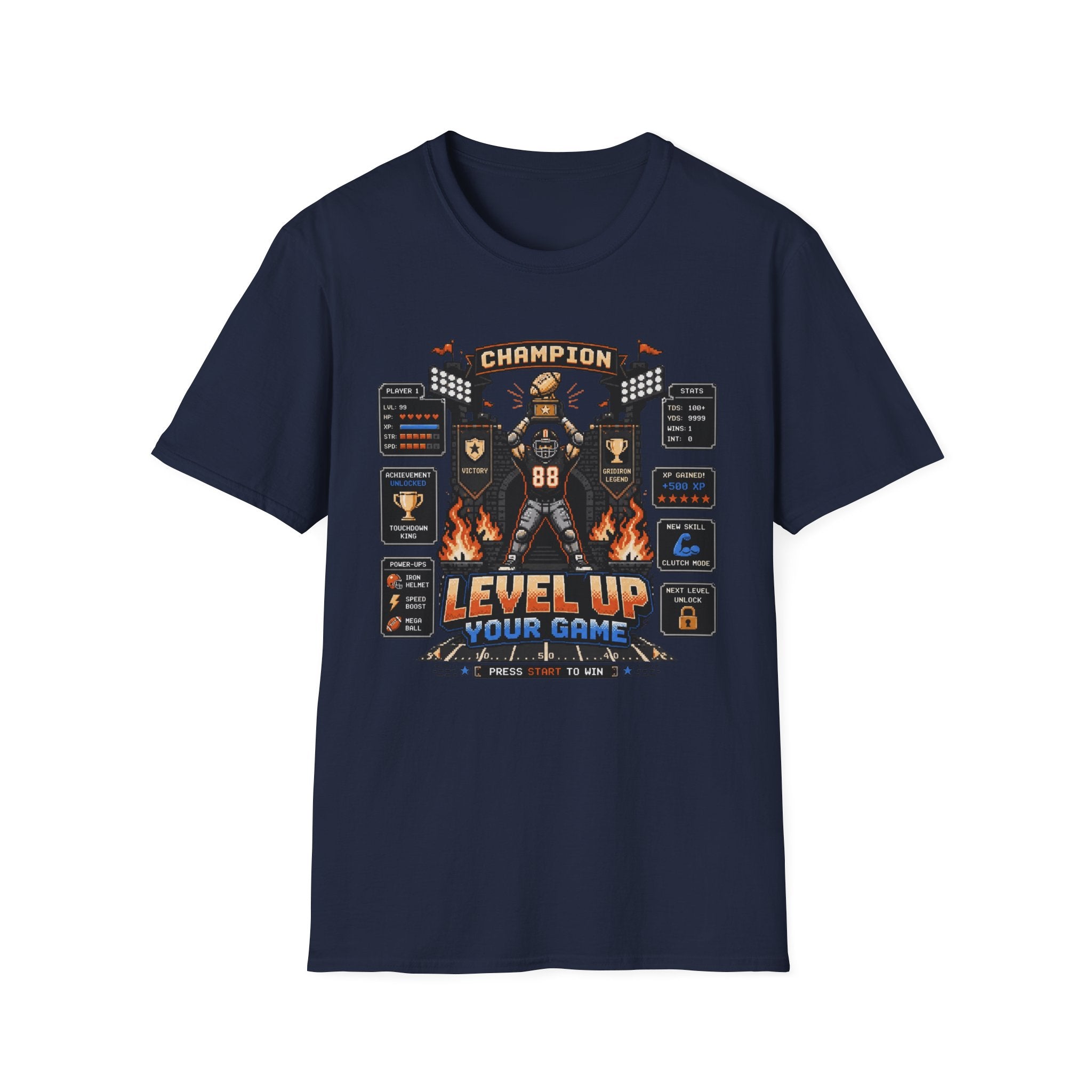 8-bit Level Up Your Game T-shirt