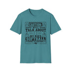 Caution Will Talk about My Kids Softball T-shirt