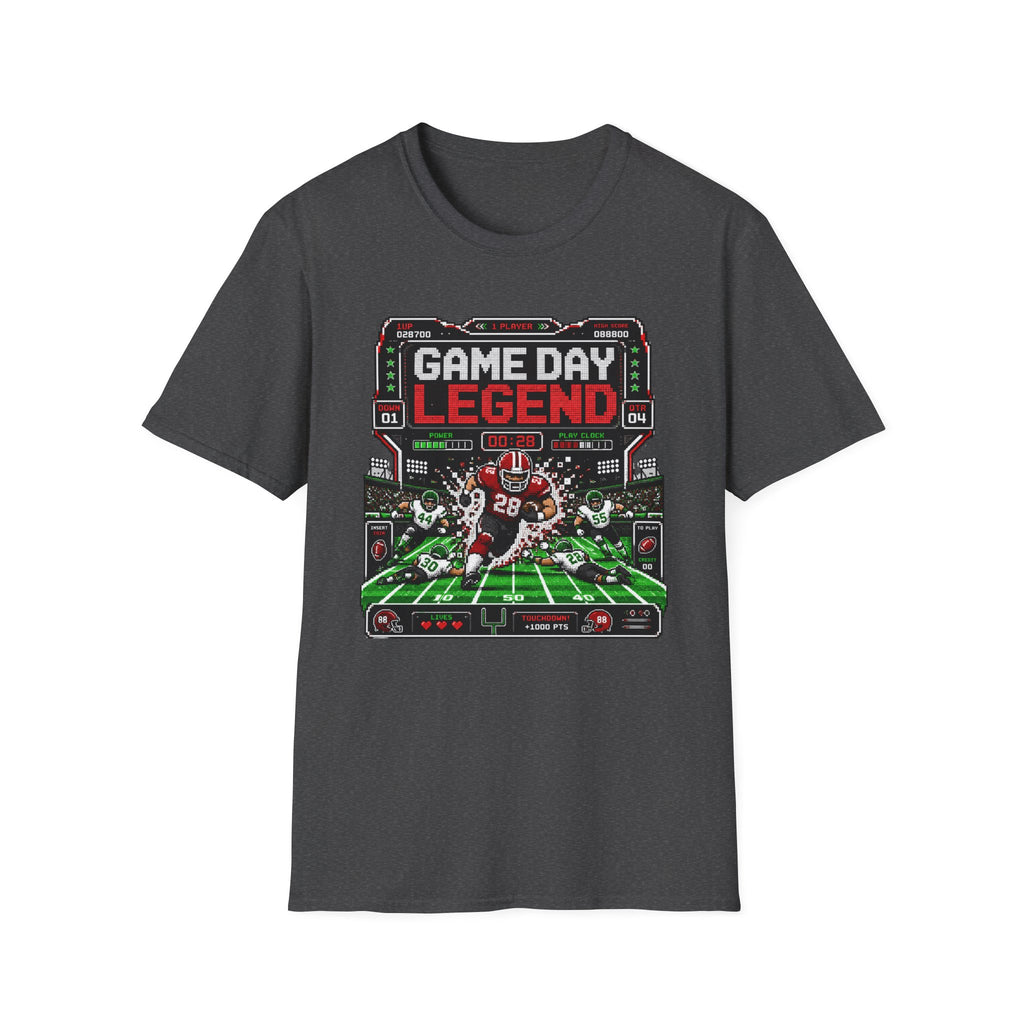 8-bit Football Game Day Legend T-Shirt