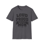 "Loud Proud Hockey Mom" T-shirt - Black & White