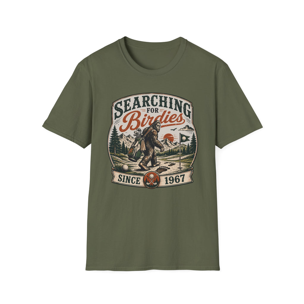 Bigfoot Searching for Birdies T-Shirt