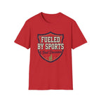 Fueled By Sports & Bad Decisions Shield T-Shirt