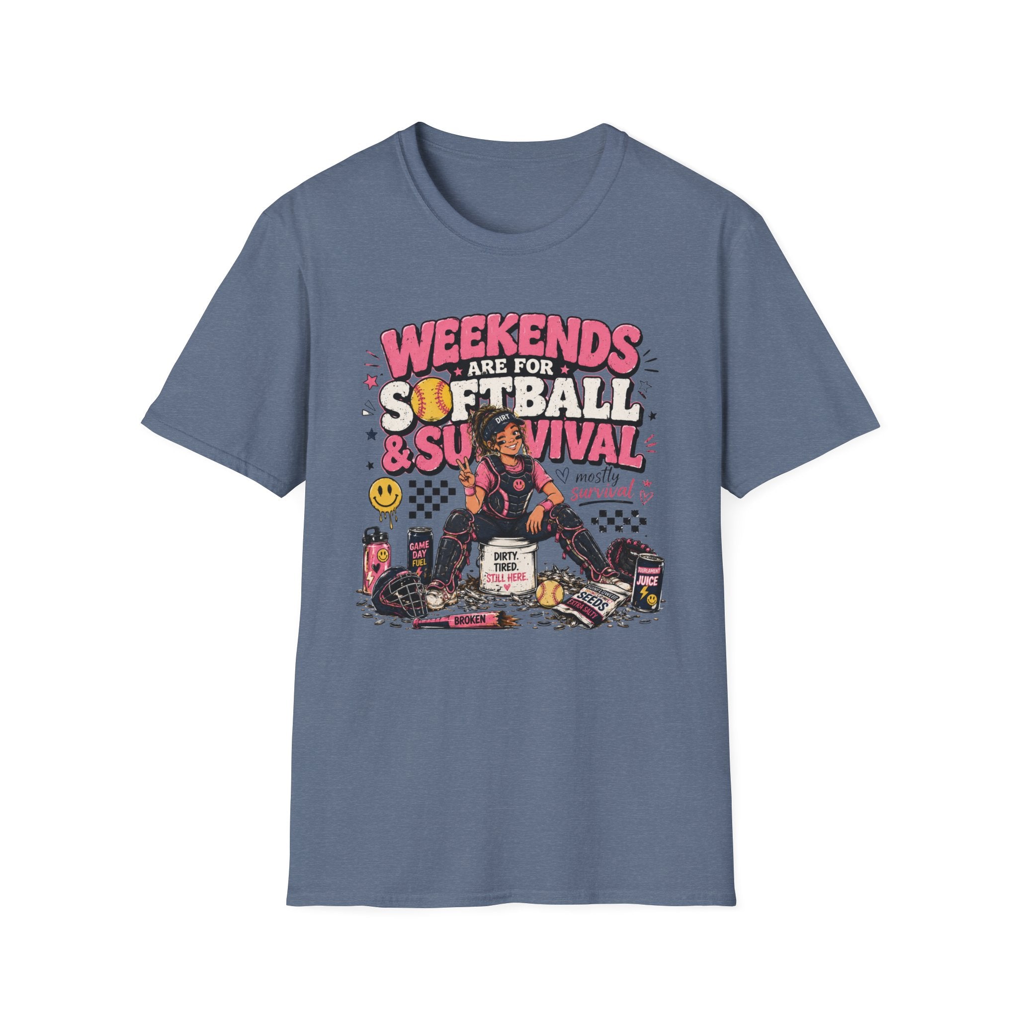Weekends Are for Softball & Survival T-shirt