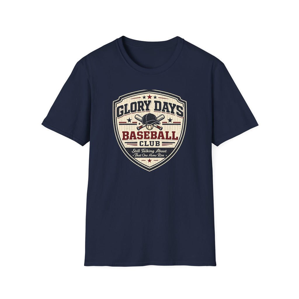 "Glory Days Baseball Club" T-shirt - Shield Design