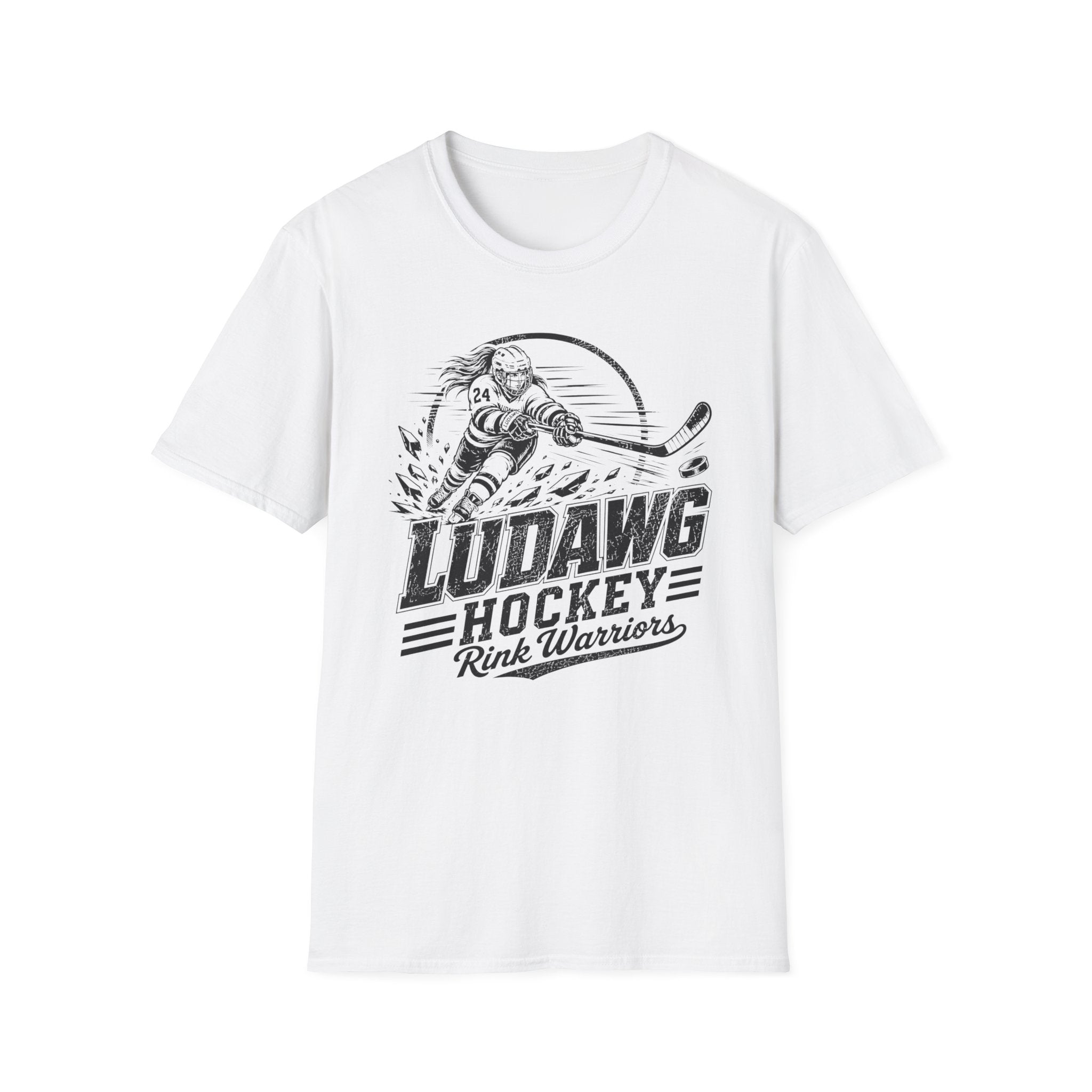 "LuDawg Hockey Rink Warriors" Female T-shirt