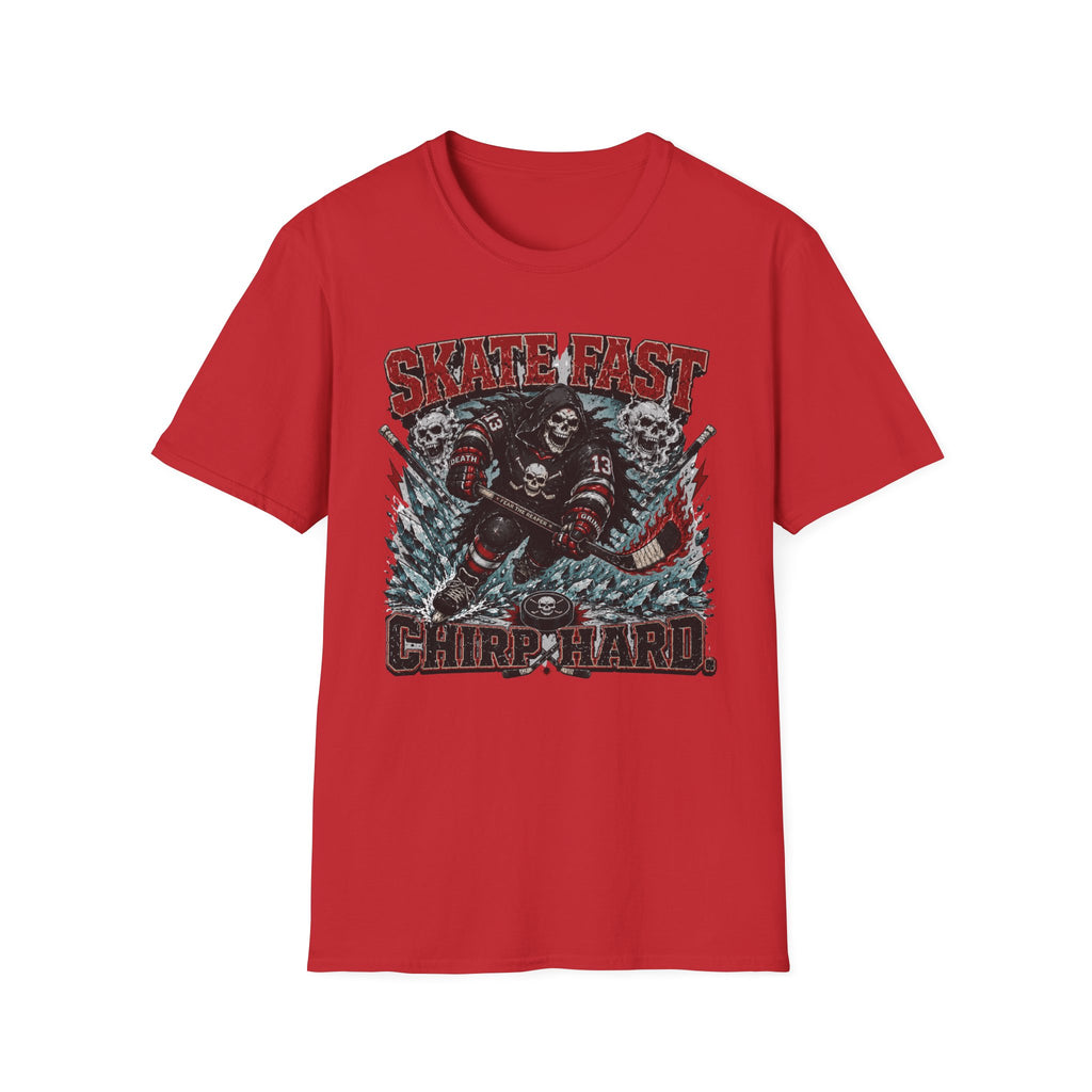Skate Hard Chirp Hard Skelton T-Shirt