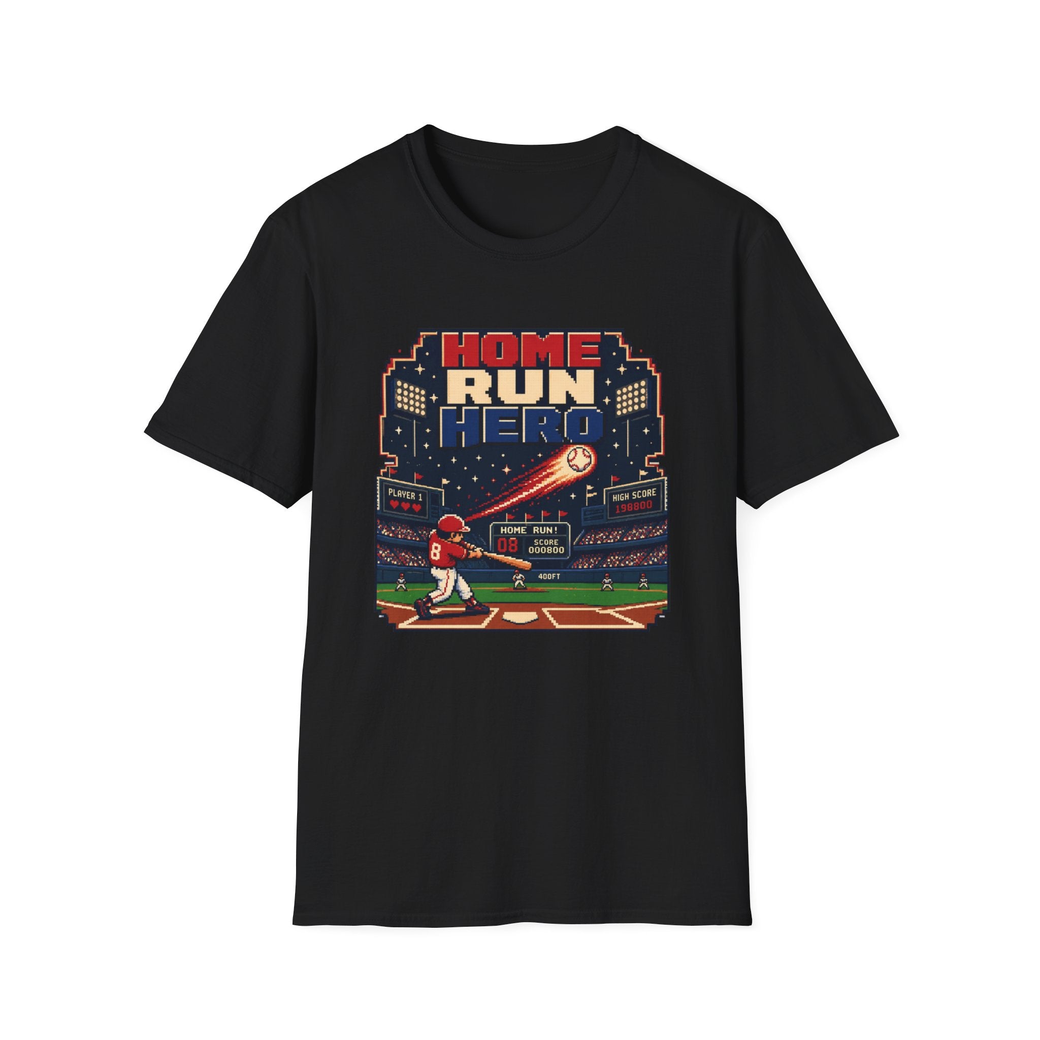 8-bit Home Run Hero T-shirt