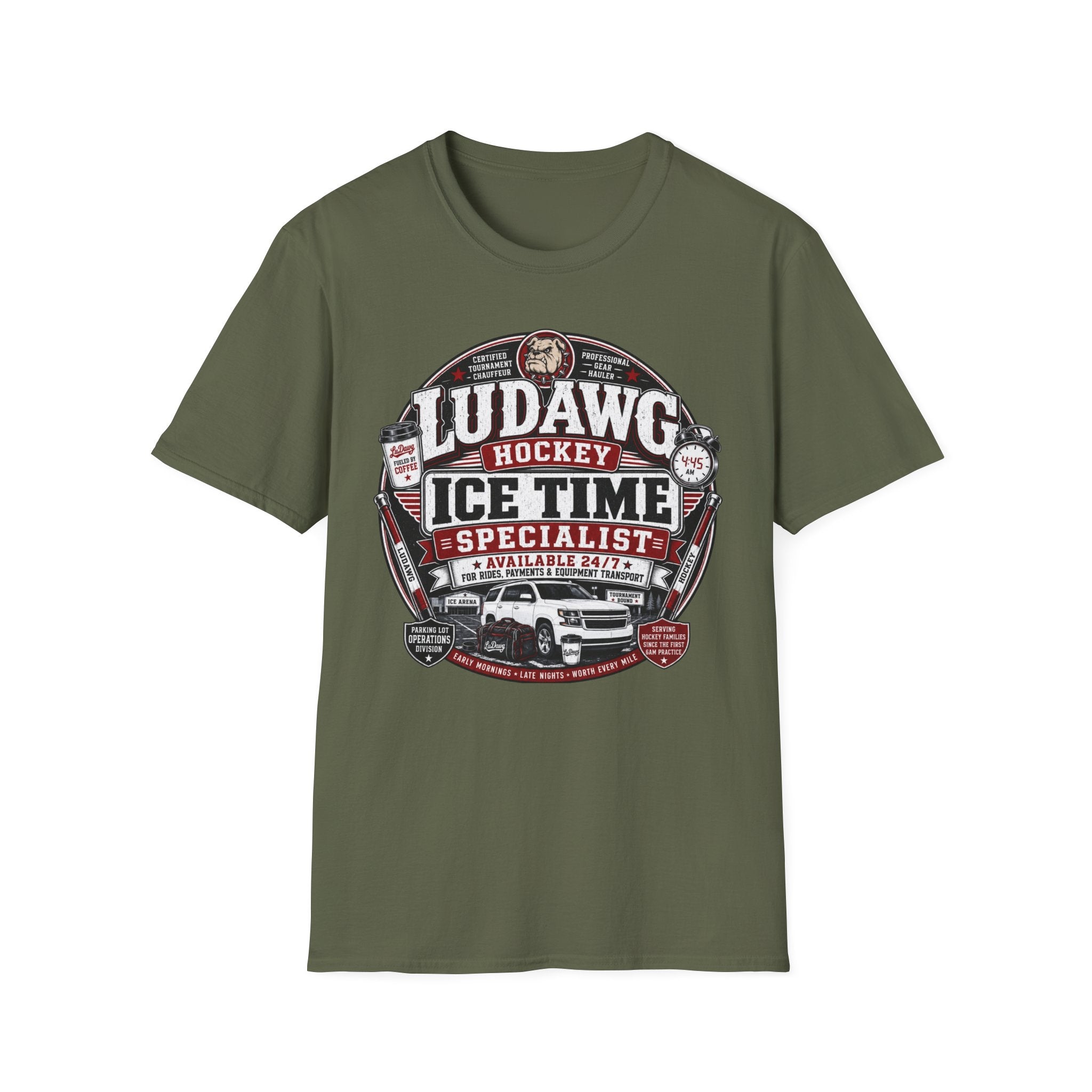 "LDH Ice Time Specialist" SUV T-shirt
