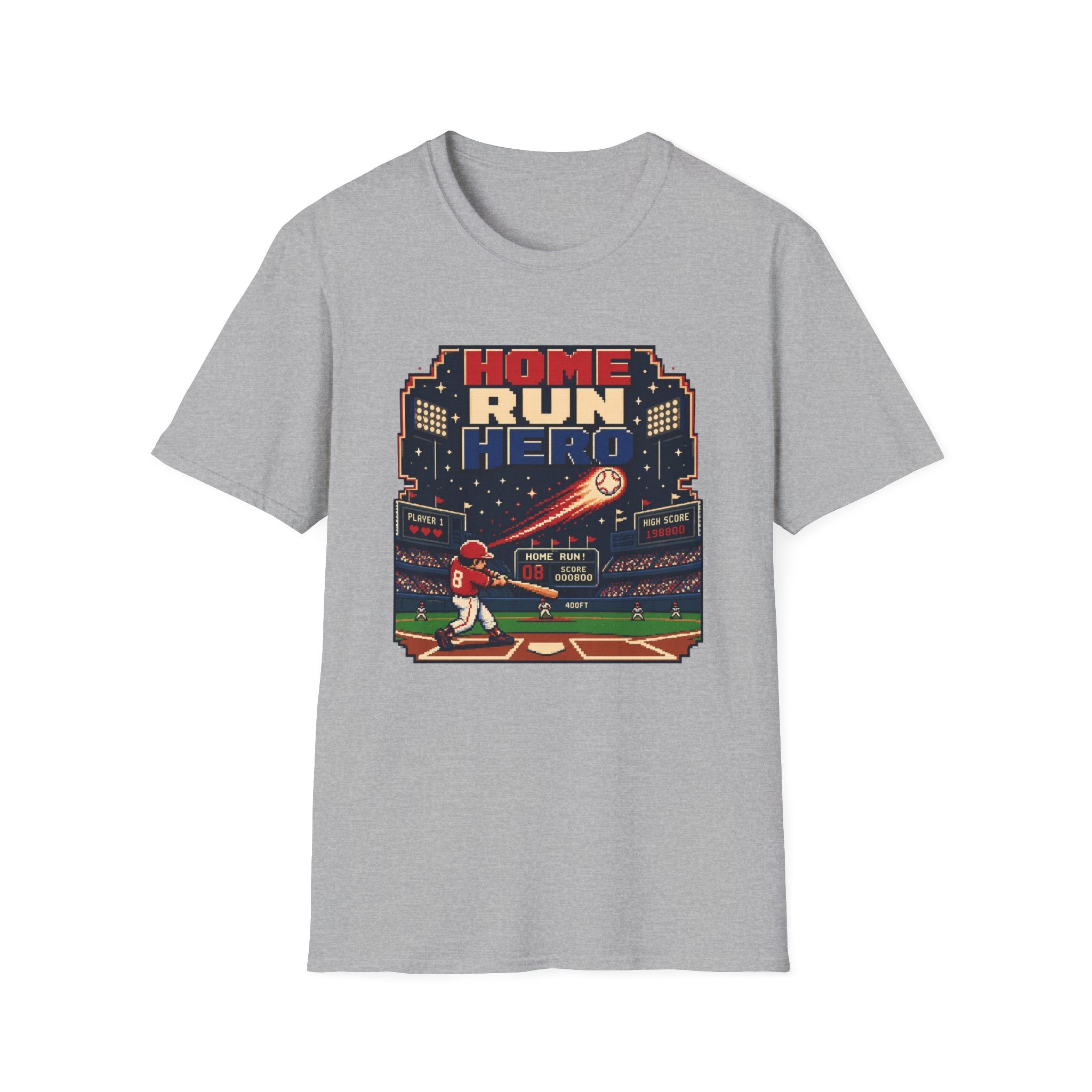 8-bit Home Run Hero T-shirt