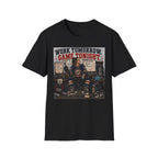 Work Tomorrow Game Tonight Girl Hockey T-shirt