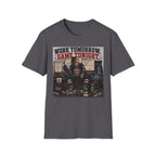 Work Tomorrow Game Tonight Girl Hockey T-shirt