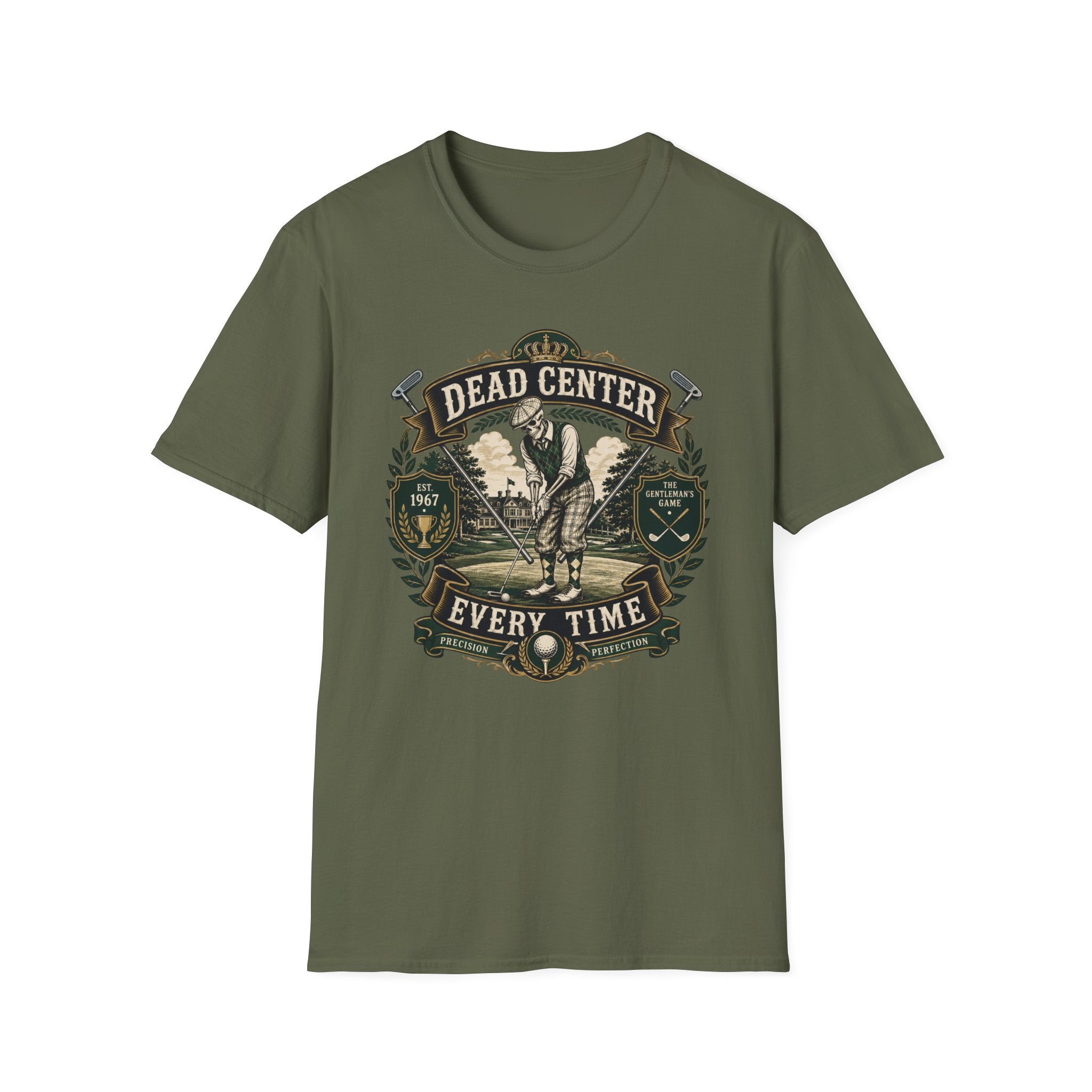 Dead Center Every Time - Golf T-Shirt