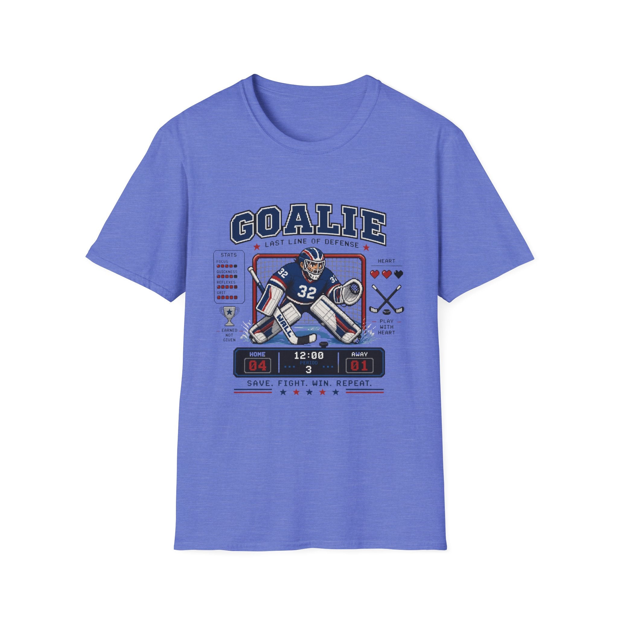 8-bit Boy Goalie T-shirt