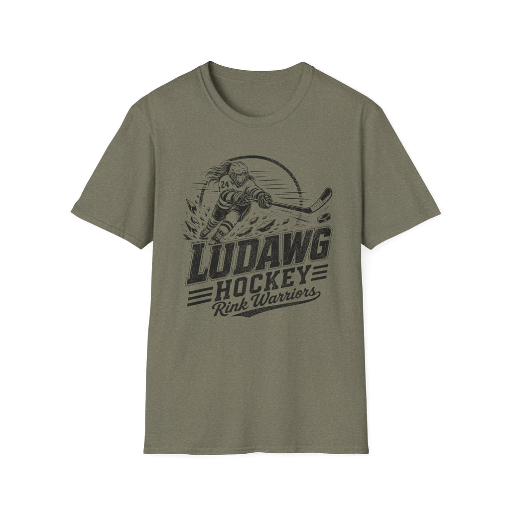 "LuDawg Hockey Rink Warriors" Female T-shirt