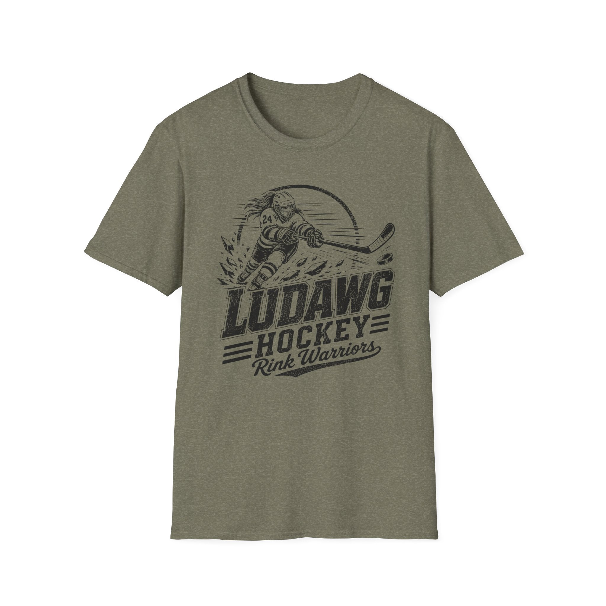 "LuDawg Hockey Rink Warriors" Female T-shirt