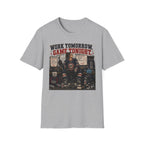 Work Tomorrow Game Tonight Girl Hockey T-shirt