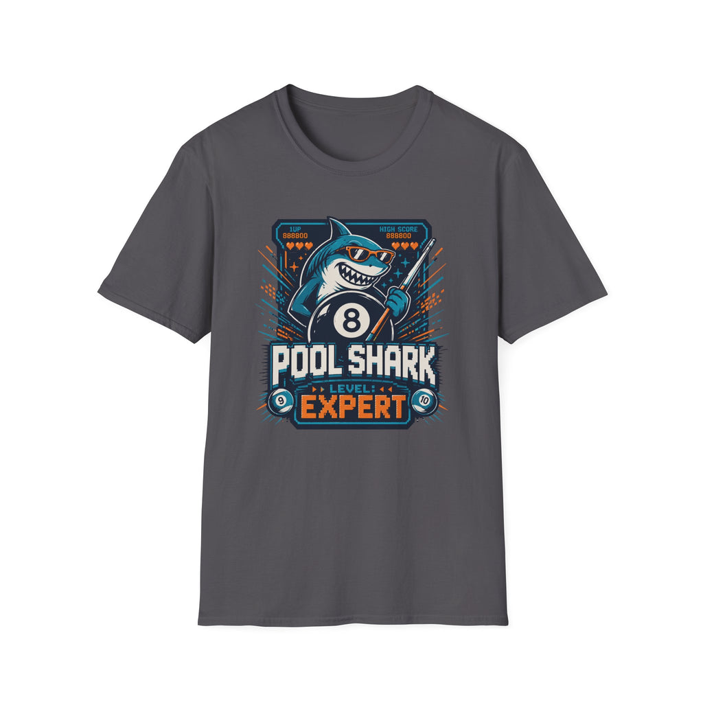 Pool Shark Expert 8-Bit Arcade T-Shirt